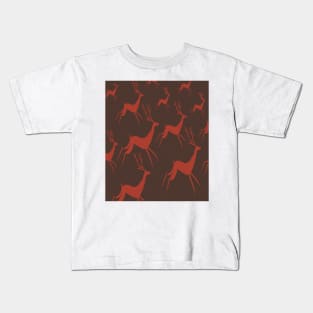 deer in autumn season Kids T-Shirt